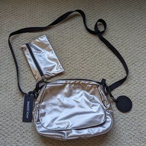 Jack Gomme gold crossbody bag NWT